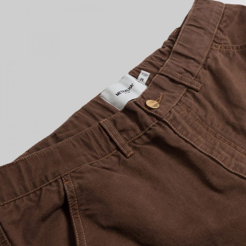 Metralha-Worldwide-Online-Store-Limited-Edition-Streetwear-Cargo-Pants-Brown-Side-View