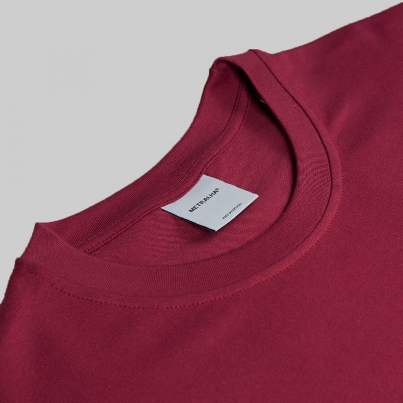 Metralha-Worldwide-Online-Store-Limited-Edition-Streetwear-Control-Bordeaux-T-Shirt-Tab